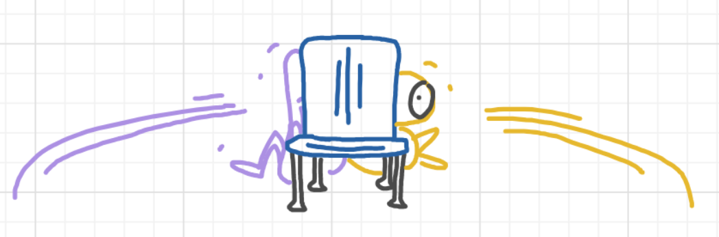 A panel from I've Been Everywhere, Man, episode nine of the Board Boards object show by Furretwalk/WalkingFurret.